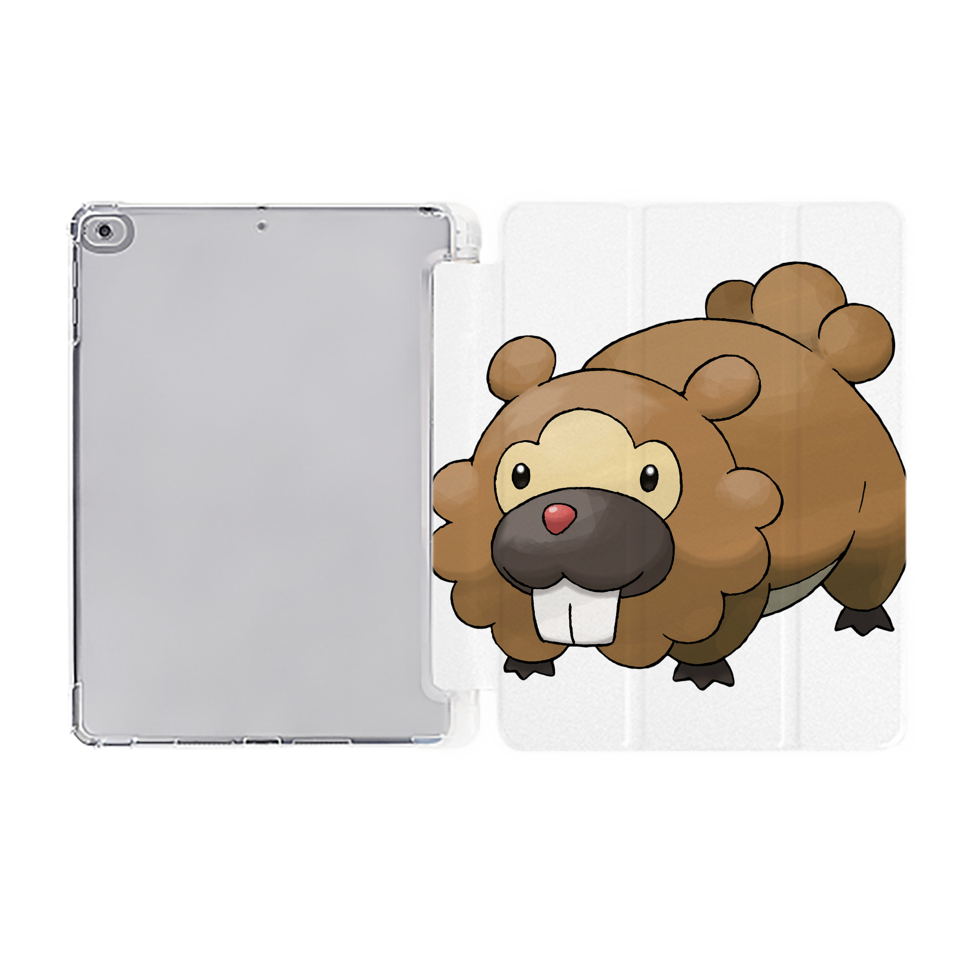 （画像用） ポケットモンスター Pokémon IPad ケース ペン収納付き 三つ折りスタンド PUレザー×シリコン 対応機種9.5/10.5/10.9インチ